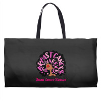 Breast Cancer Warrior Queen Black Woman Pink Ribbon October Weekender Totes | Artistshot