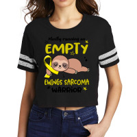 Ewings Sarcoma Gifts T  Shirt Mostly Running On Empty Ewings Sarcoma W Scorecard Crop Tee | Artistshot