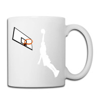 Basketball Dunk Competition Silhouette One Handed Dunk Shot Coffee Mug | Artistshot