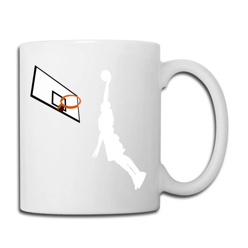 Basketball Dunk Competition Silhouette One Handed Dunk Shot Coffee Mug | Artistshot