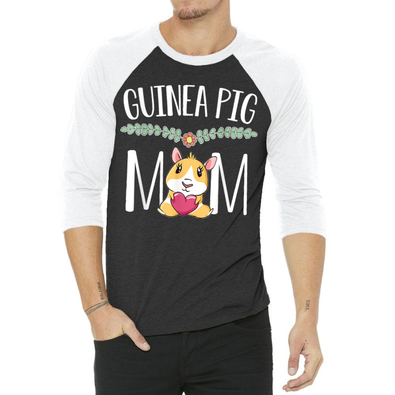 Guinea Pig Cavy Mom Wildlife Pet 3/4 Sleeve Shirt | Artistshot