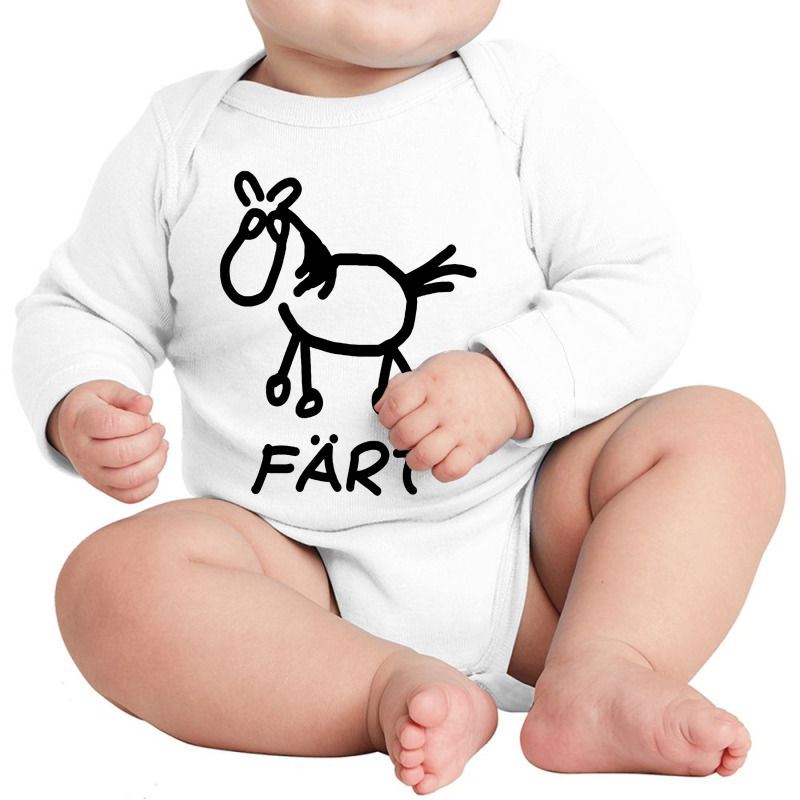 Pferd Long Sleeve Baby Bodysuit by veelra50534 | Artistshot