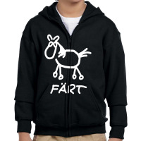 Pferd Youth Zipper Hoodie | Artistshot