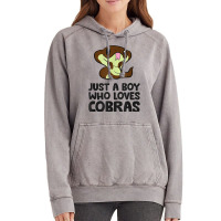 King Cobra Snake Just A Boy Who Loves Cobras T Shirt Vintage Hoodie | Artistshot