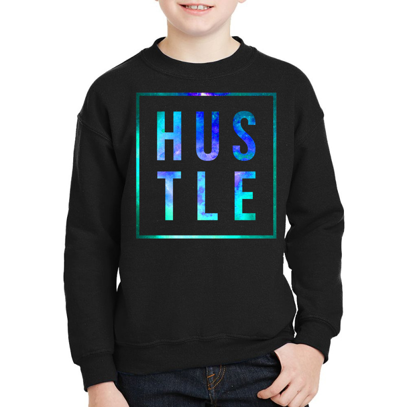 Hustle Tropical Hustler Grind Millionairegift Youth Sweatshirt | Artistshot