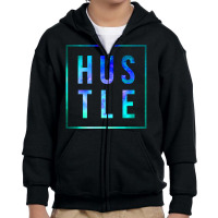 Hustle Tropical Hustler Grind Millionairegift Youth Zipper Hoodie | Artistshot