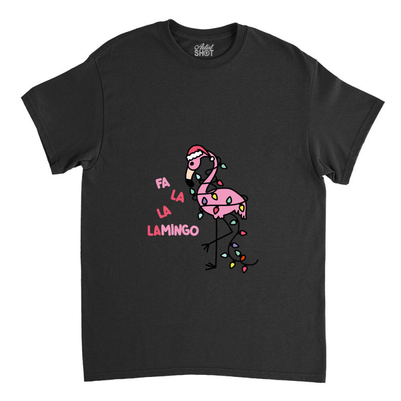 Christmas Flamingo Classic T-shirt | Artistshot