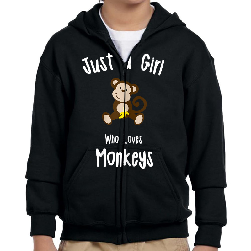 Monkey Shirt For Girls T Shirt Youth Zipper Hoodie | Artistshot