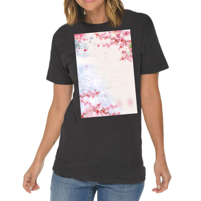 Flower Market Beautiful Fresh  And Beautiful Peach Vintage T-shirt | Artistshot