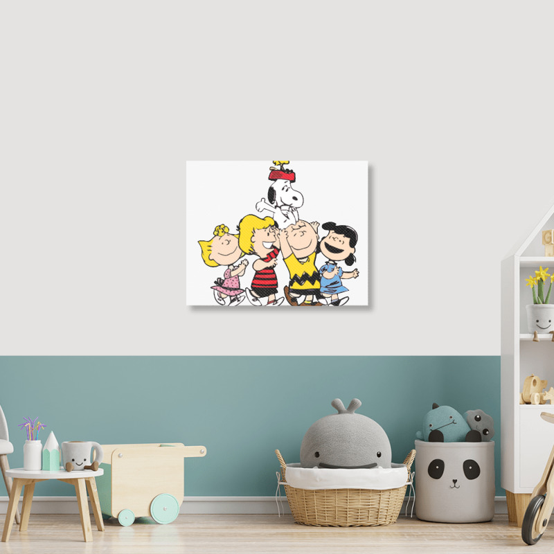 Peanuts Landscape Canvas Print | Artistshot