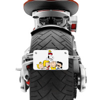 Peanuts Motorcycle License Plate | Artistshot