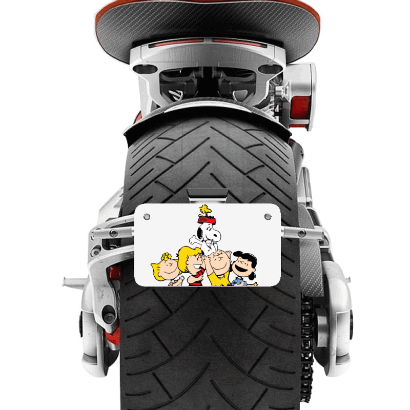 Peanuts Motorcycle License Plate | Artistshot