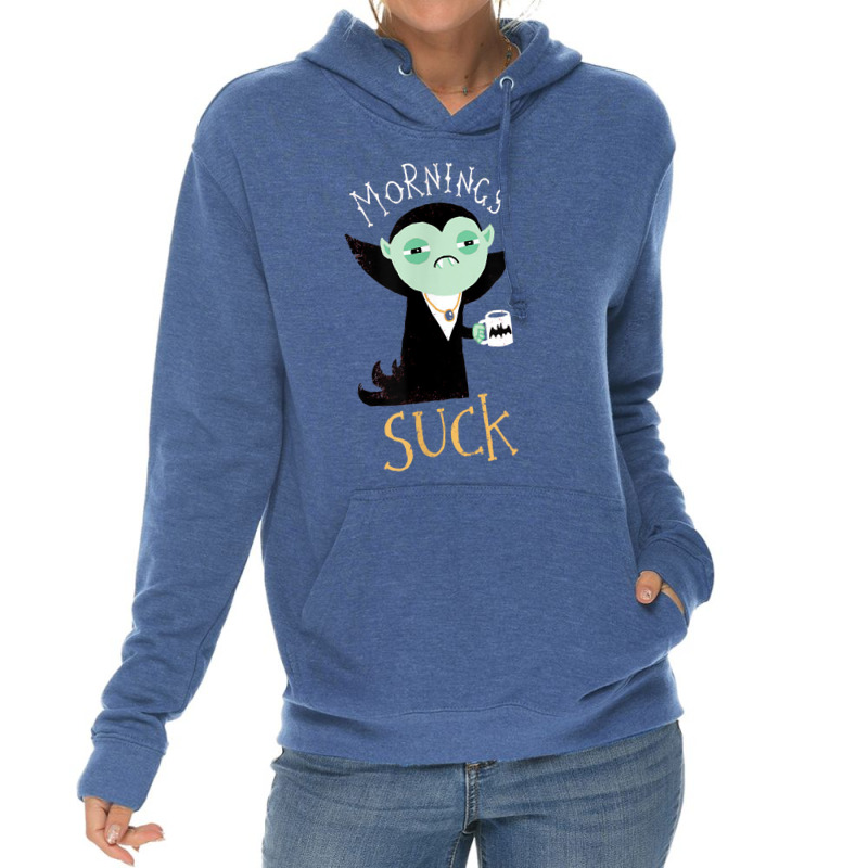 Morning Suck Vampire Coffee T Shirt Lightweight Hoodie by FavorRoh | Artistshot