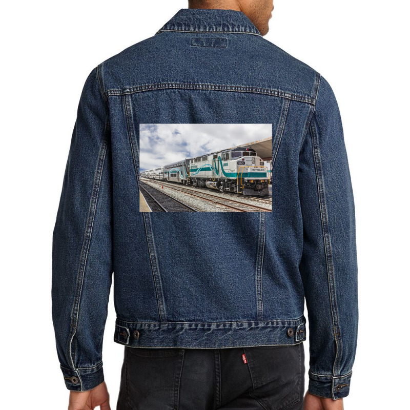 Metrolink Men Denim Jacket by aleksdarkink | Artistshot