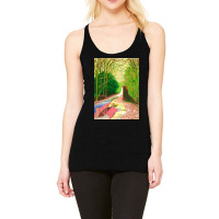 David Hockney The Arrival Of Spring Racerback Tank | Artistshot