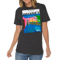 David Hockney Garden With Blue Vintage T-shirt | Artistshot