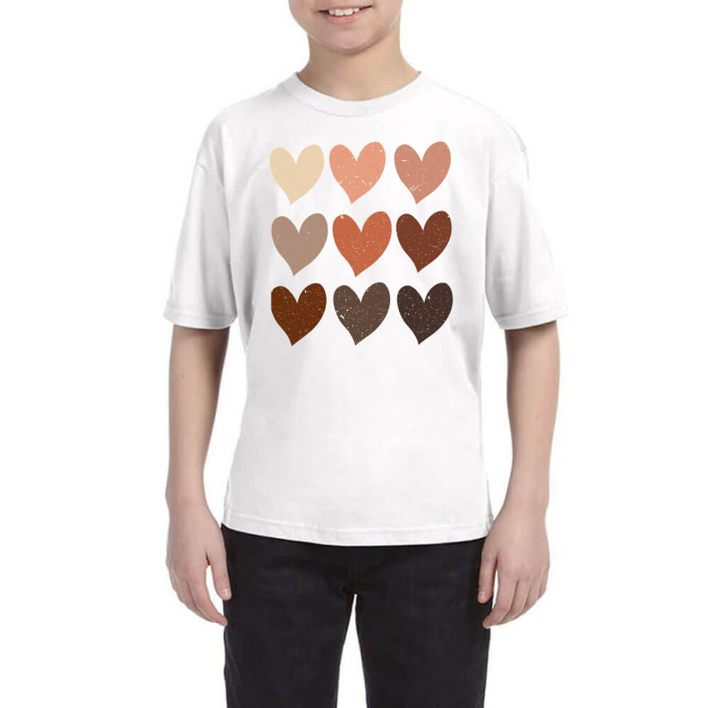 Diversity Hearts, Skin Tone Hearts Youth Tee | Artistshot