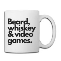 Beard, Whiskey   Video Games  Manly Whiskey Drinker Coffee Mug | Artistshot