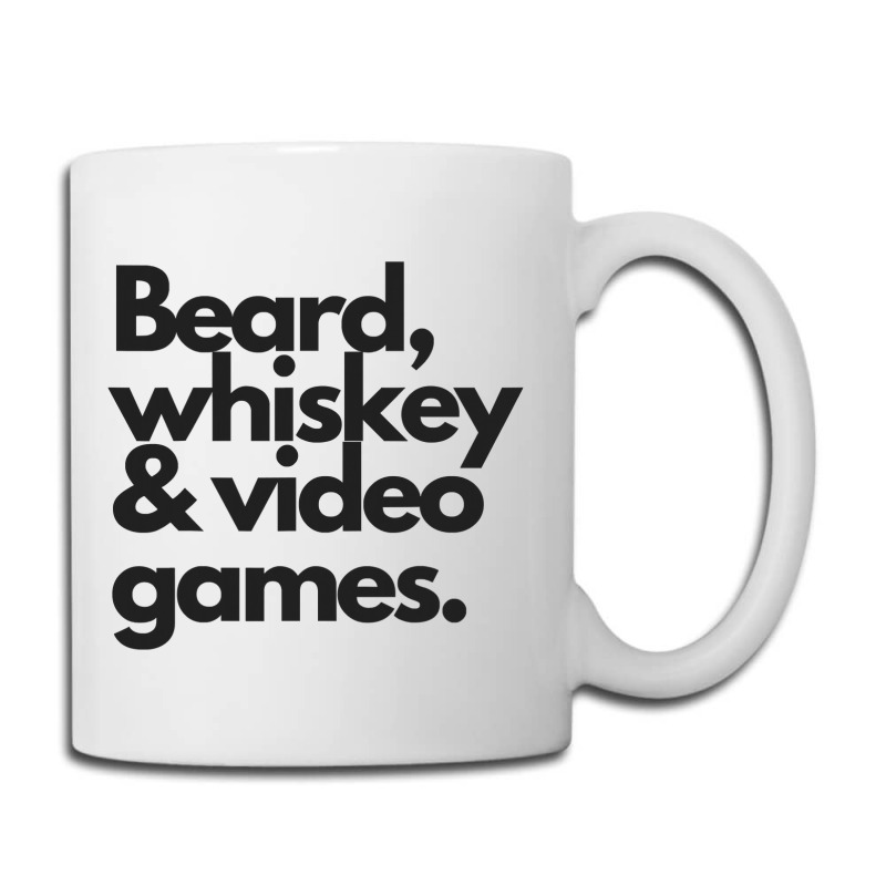 Beard, Whiskey   Video Games  Manly Whiskey Drinker Coffee Mug | Artistshot