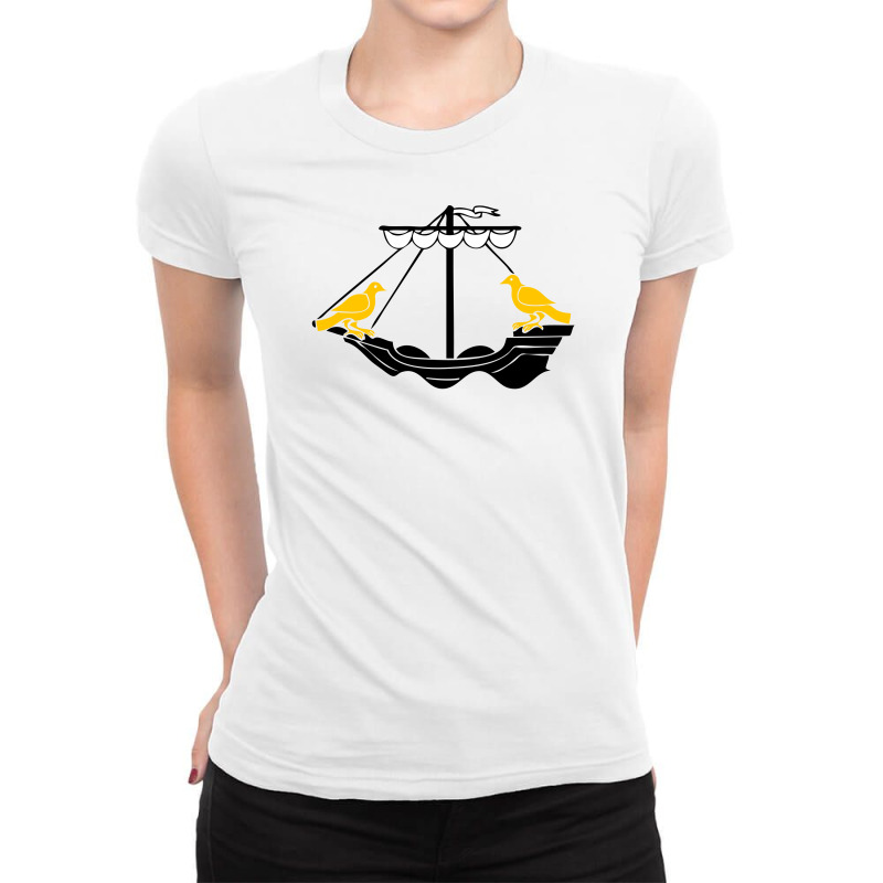 Boat Of Lisboa Lisbon Ladies Fitted T-shirt | Artistshot