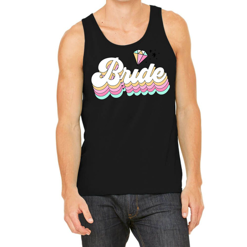 Unique Bridal Shower Bachelorette Party Bride Retro , Best Gift, Costu Tank Top | Artistshot