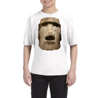 Easter Island Moai Statue Monolith World Mystery Youth Tee | Artistshot