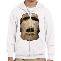 Easter Island Moai Statue Monolith World Mystery Youth Zipper Hoodie | Artistshot