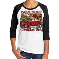 Farm Fresh Christmas Trees Youth 3/4 Sleeve | Artistshot