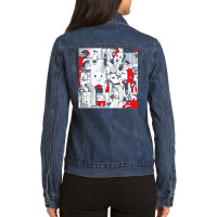 Darker My Love Love Pale Sun Ladies Denim Jacket | Artistshot