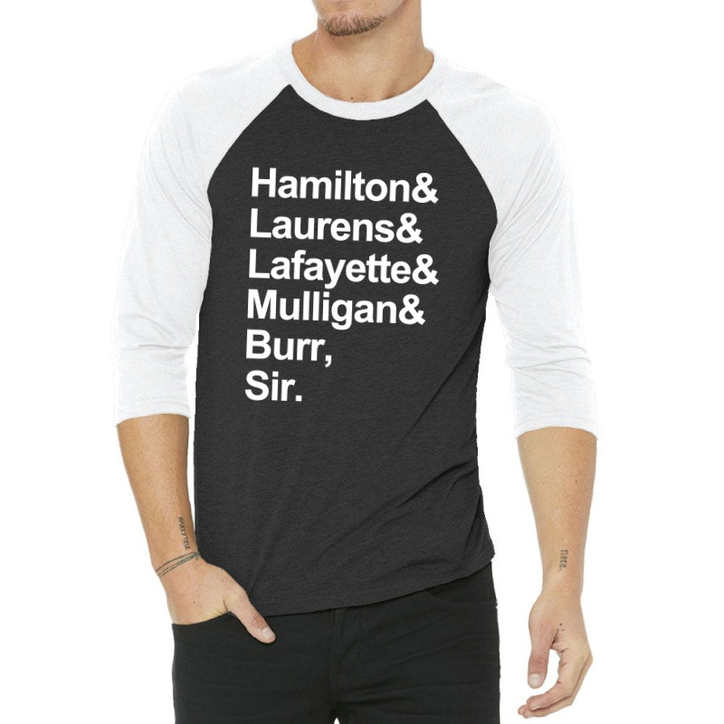 The Hamilton Crew For Dark 3/4 Sleeve Shirt | Artistshot