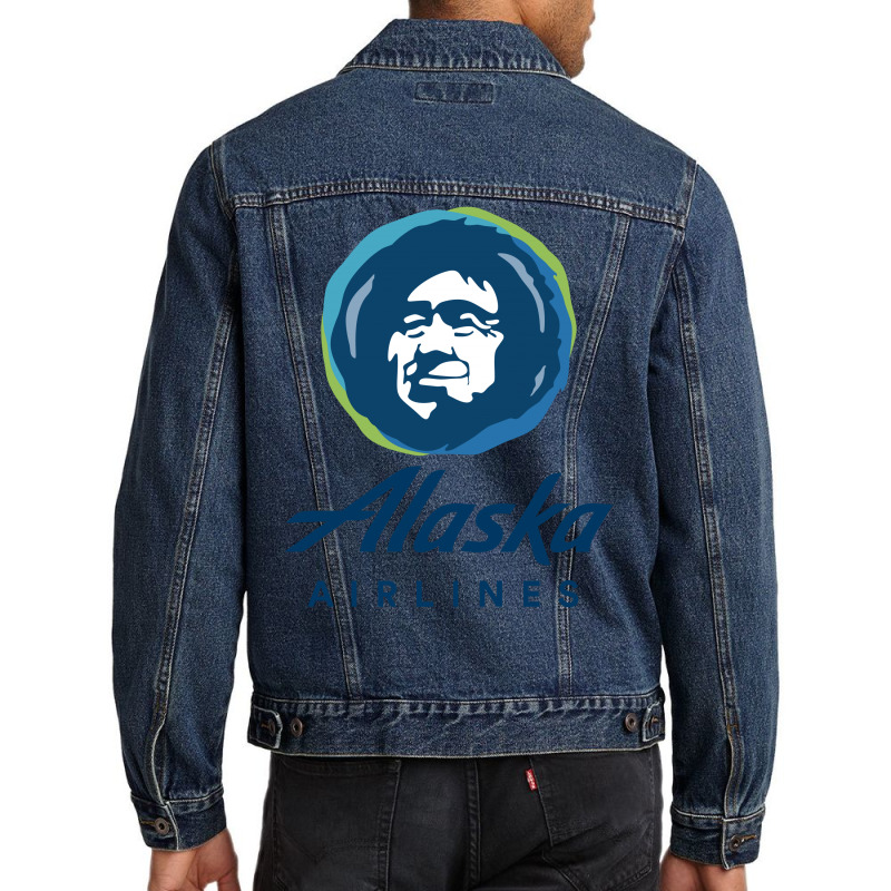 Alaska Airlines Men Denim Jacket | Artistshot