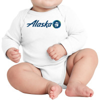 Alaska Eskimo Airlines Long Sleeve Baby Bodysuit | Artistshot