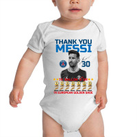 Ballon D'or 2021 Thank You Messi 30 Number 7x Golden Shoe Baby Bodysuit | Artistshot