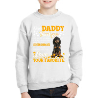 Black And Tan Coonhound Dear Daddy Thank You For Being T Shirt Youth Sweatshirt | Artistshot