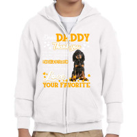 Black And Tan Coonhound Dear Daddy Thank You For Being T Shirt Youth Zipper Hoodie | Artistshot