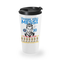 Ballon D'or 2021 Thank You Messi 30 Number 7x Golden Shoe Travel Mug | Artistshot