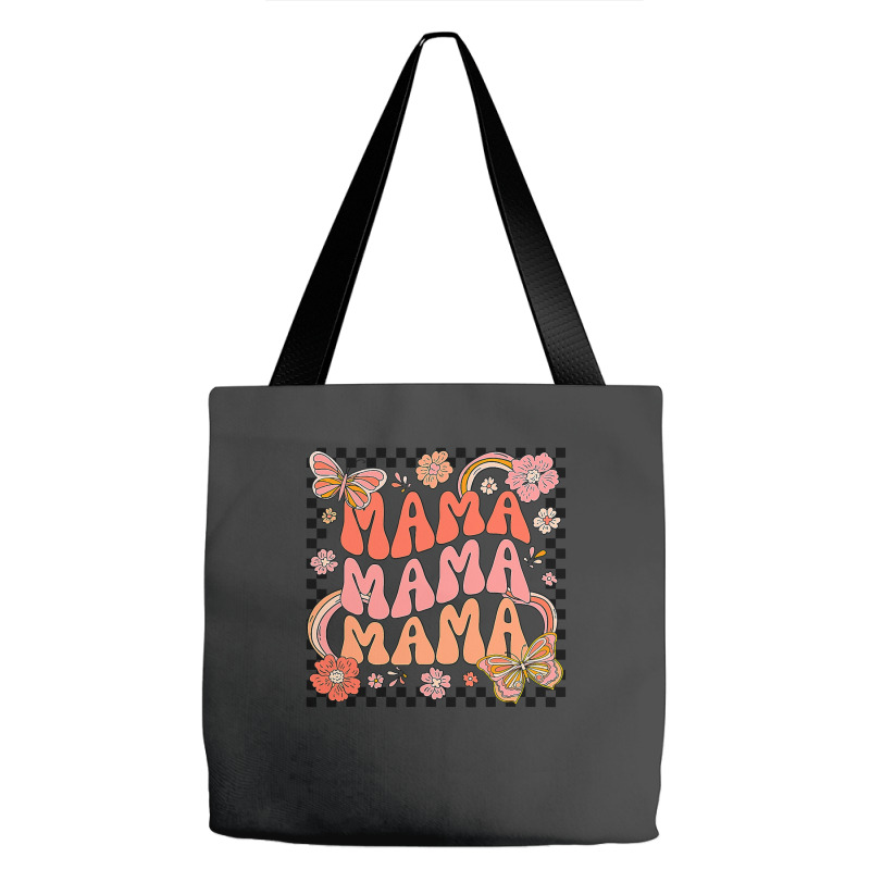 Groovy Mama One Thankful Mama Thanksgiving Mors Day , Best Gift, Costu Tote Bags | Artistshot