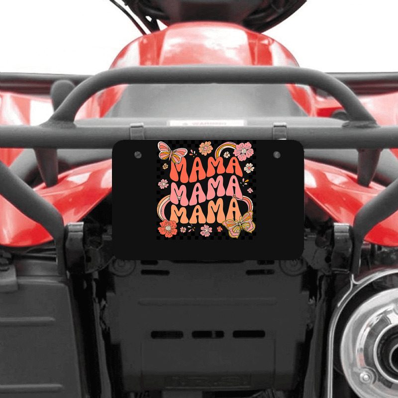 Groovy Mama One Thankful Mama Thanksgiving Mors Day , Best Gift, Costu Atv License Plate | Artistshot