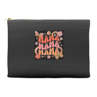 Groovy Mama One Thankful Mama Thanksgiving Mors Day , Best Gift, Costu Accessory Pouches | Artistshot