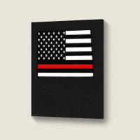 Firefighter T  Shirt Colorado Firefighter Thin Red Line T  Shirt Portrait Canvas Print | Artistshot