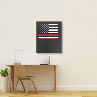 Firefighter T  Shirt Colorado Firefighter Thin Red Line T  Shirt Portrait Canvas Print | Artistshot