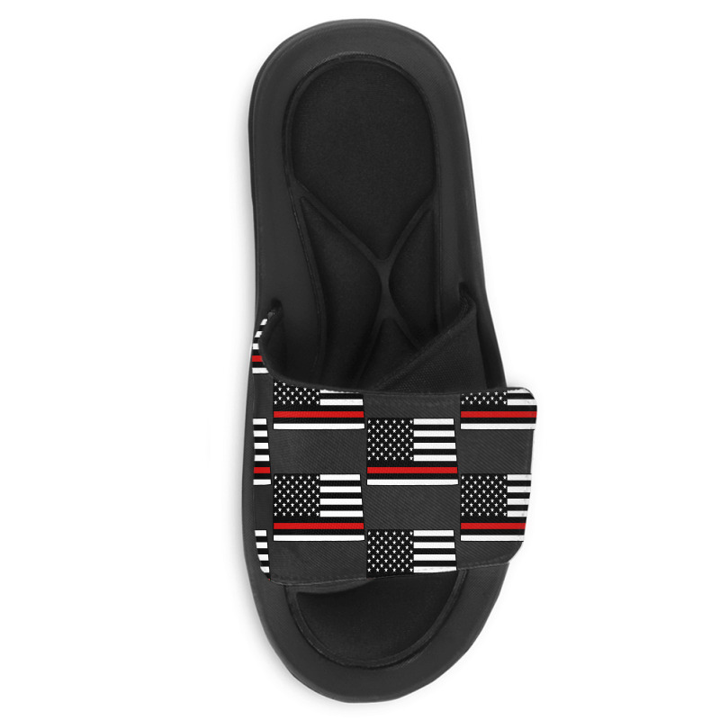 Firefighter T  Shirt Colorado Firefighter Thin Red Line T  Shirt Slide Sandal | Artistshot