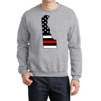 Firefighter T  Shirt Delaware Thin Red Line T  Shirt Crewneck Sweatshirt | Artistshot