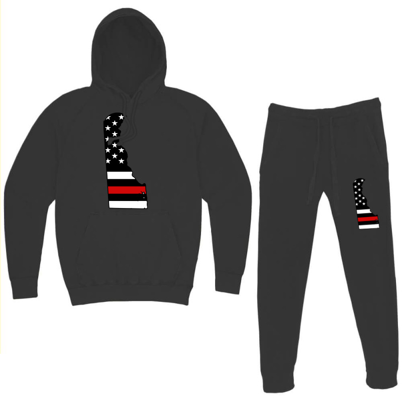 Firefighter T  Shirt Delaware Thin Red Line T  Shirt Hoodie & Jogger Set | Artistshot