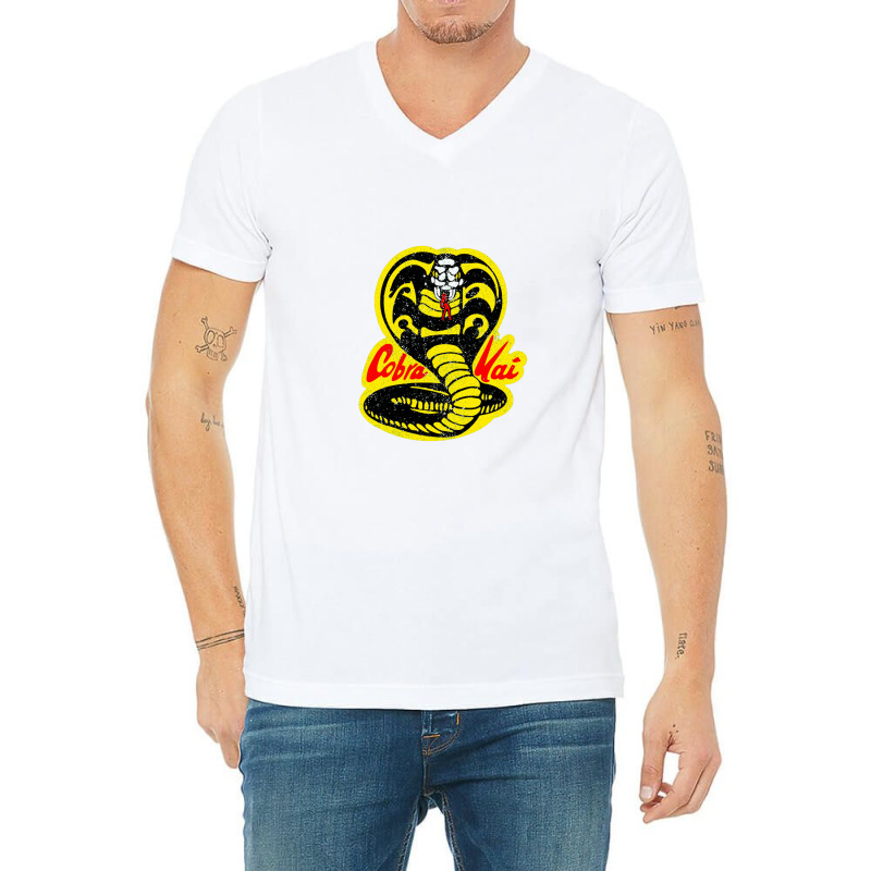 Cobra Strike First Strike Hard Cobra V-neck Tee | Artistshot