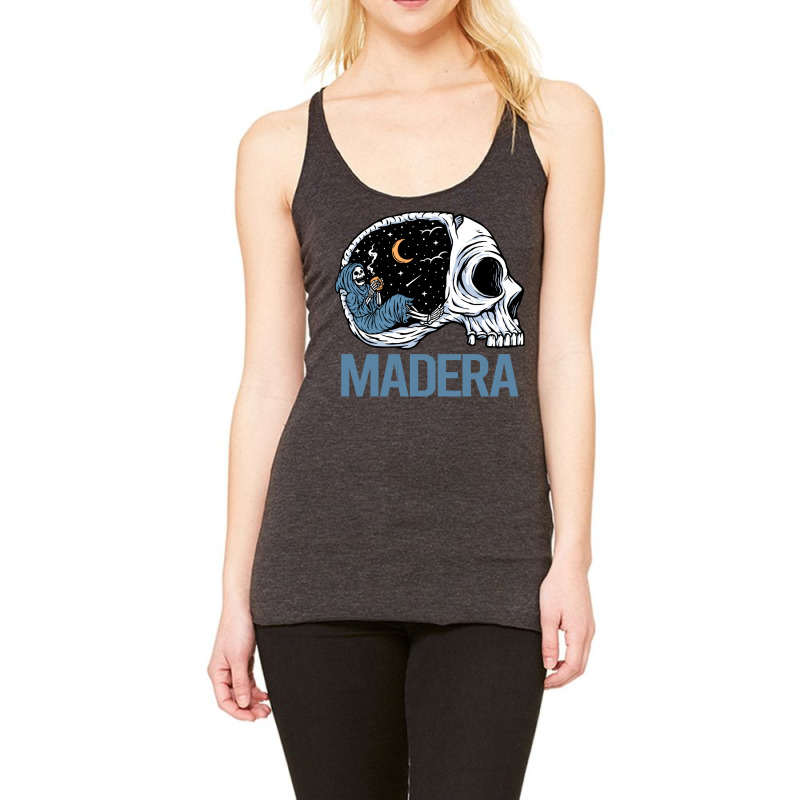 Madera T  Shirt Chilling Skeleton Madera T  Shirt Racerback Tank by lizardgasp | Artistshot