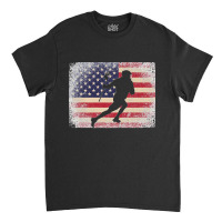 Lacrosse 4th Of July Gift American Flag Usa  Ball Stick Premium Classic T-shirt | Artistshot