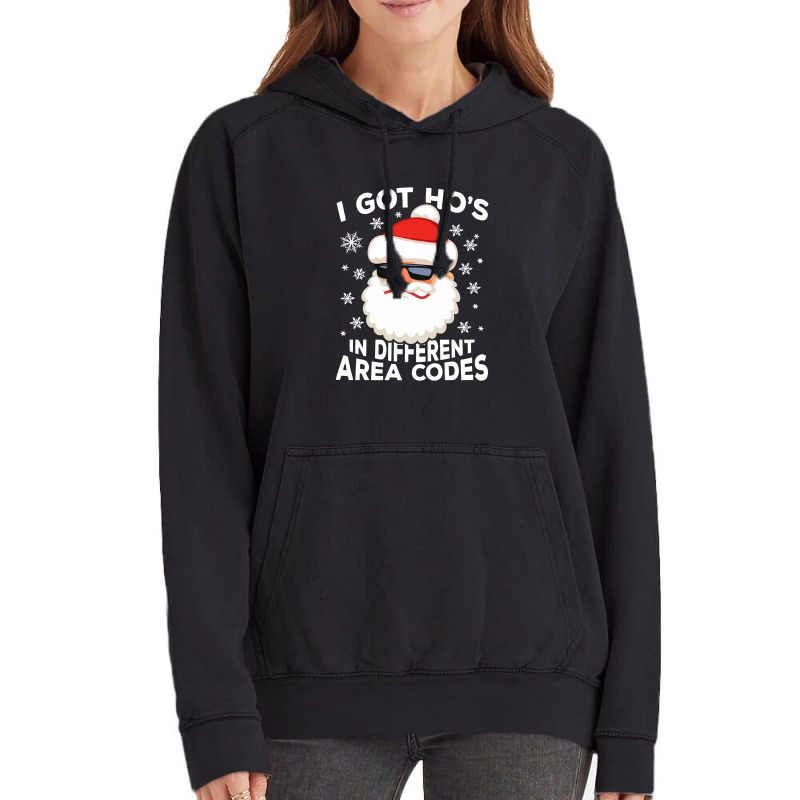 Christmas Santa Hos In Differen Vintage Hoodie | Artistshot