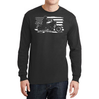 Patriotic Motorcycle Vintage American Us Flag Biker , Best Gift, Costu Long Sleeve Shirts | Artistshot