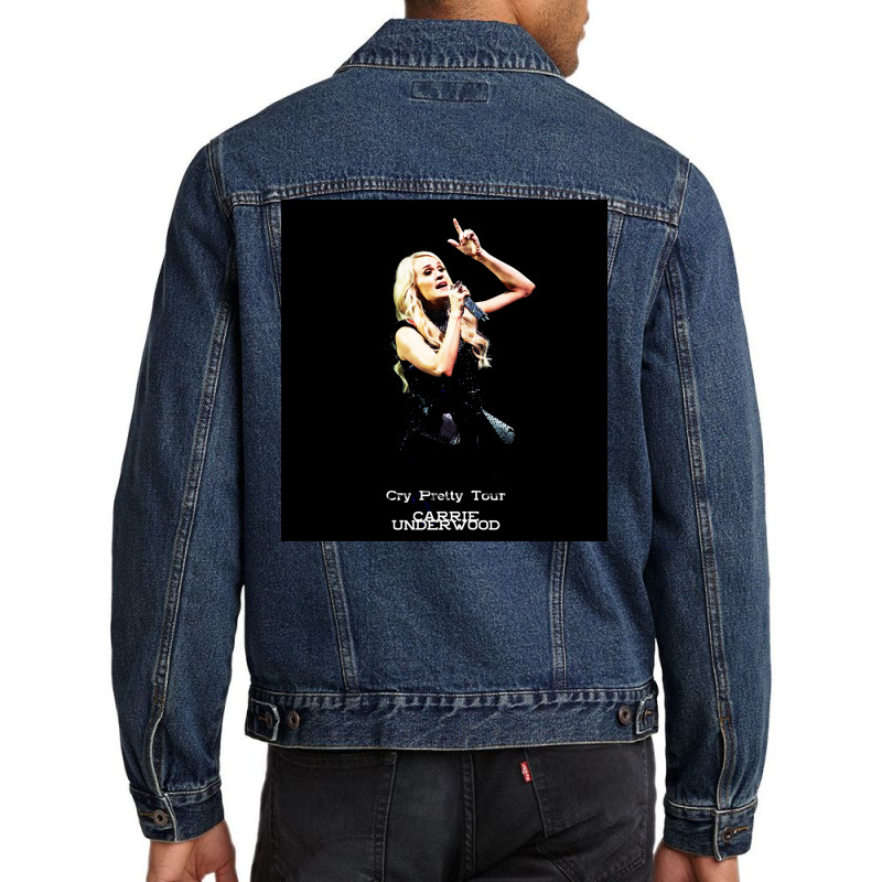 Carrie Underwood 02 Men Denim Jacket | Artistshot